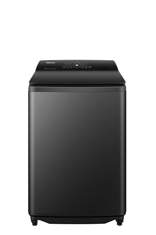 Hisense 18kg Large Capacity Top Loader Washing Machine, Premium Black Finish