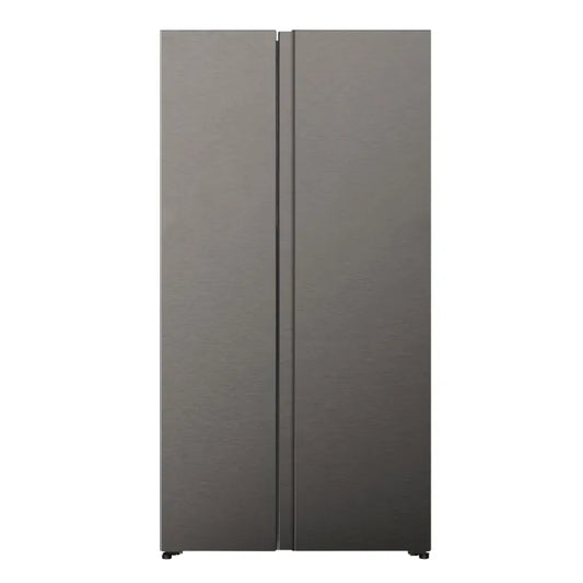 Hisense H680SIT Titanium Silver Side-by-Side Refrigerator Freezer Total No Frost