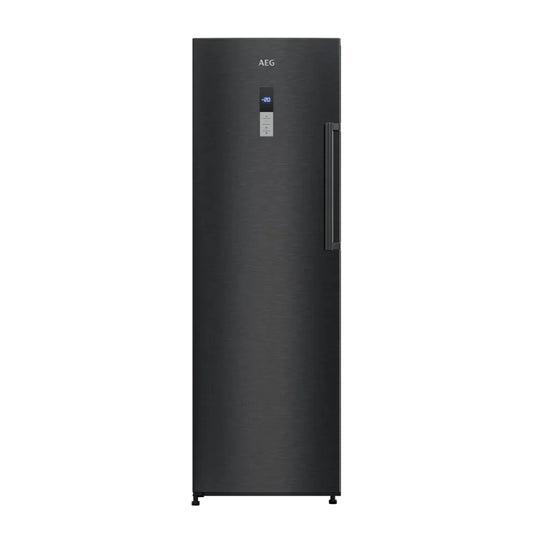 AEG ZA265SDUFB1 No Frost Upright Freezer, 265L Black Stainless Steel
