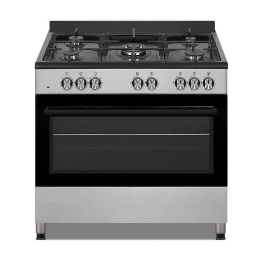 Defy DGS902 5-Burner Gas Cooktop Electric Oven Freestanding Range Stainless Steel