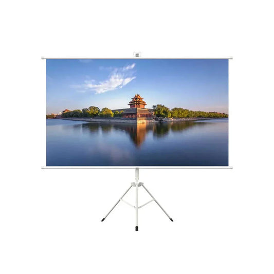 HTPNEO 100-Inch Portable Projector Screen with Tripod Stand (16:9) - 100TS169