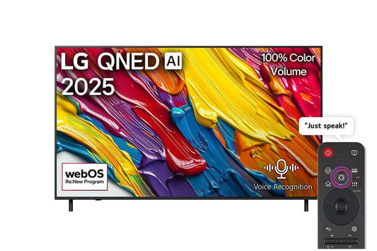LG 55-inch QNED 4K Smart TV: AI Powered, WebOS, HDR10, Gaming