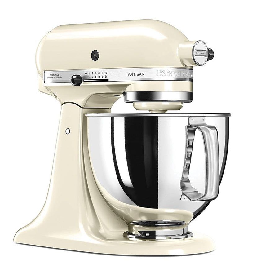 KitchenAid Artisan 4.8L Stand Mixer, Powerful Direct Drive, Almond Cream Finish