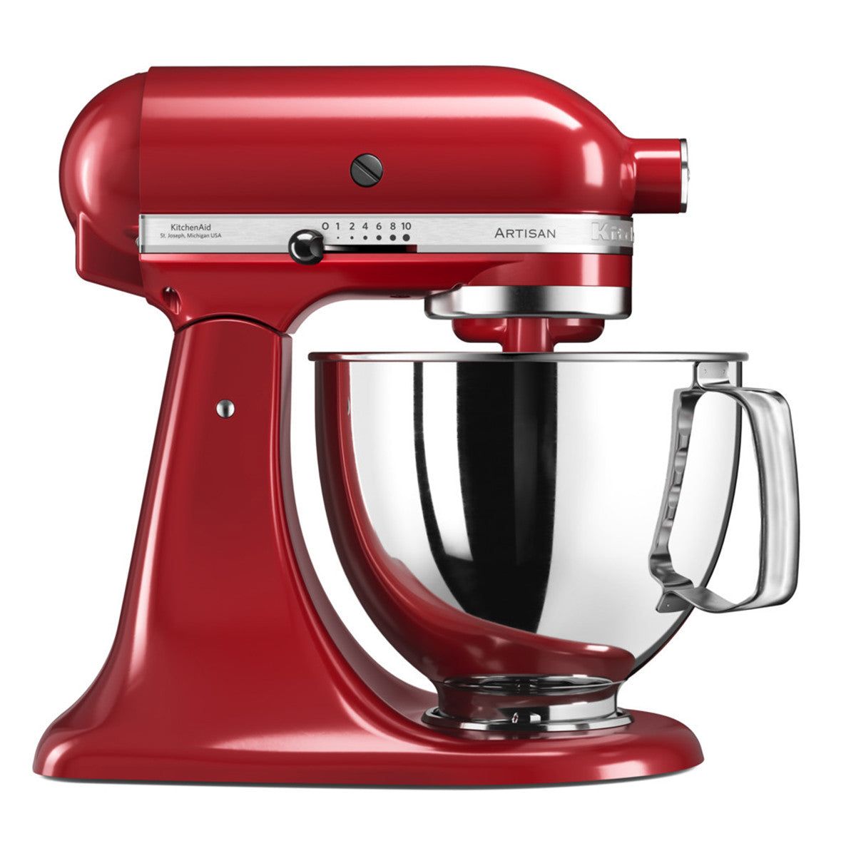 KitchenAid Artisan 4.8 Quart Stand Mixer - Empire Red, Powerful Baking Assistant