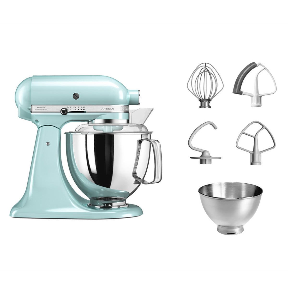KitchenAid Artisan 5.1 Qt Stand Mixer | Effortless Baking & Mixing in Ice Blue