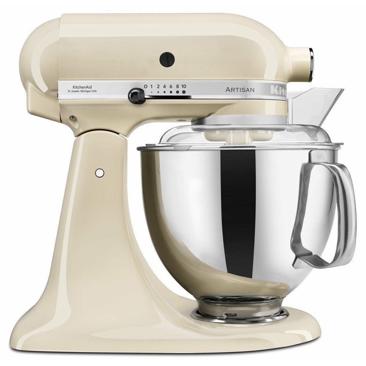 KitchenAid Artisan 4.8L Stand Mixer, Powerful Direct Drive, Almond Cream Finish