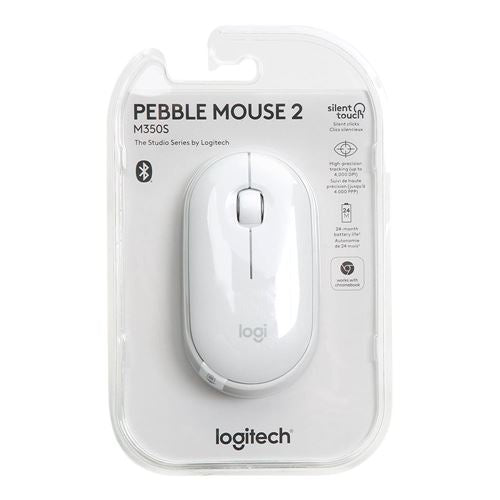 Logitech Pebble 2 M350s Optical Bluetooth Mouse - White