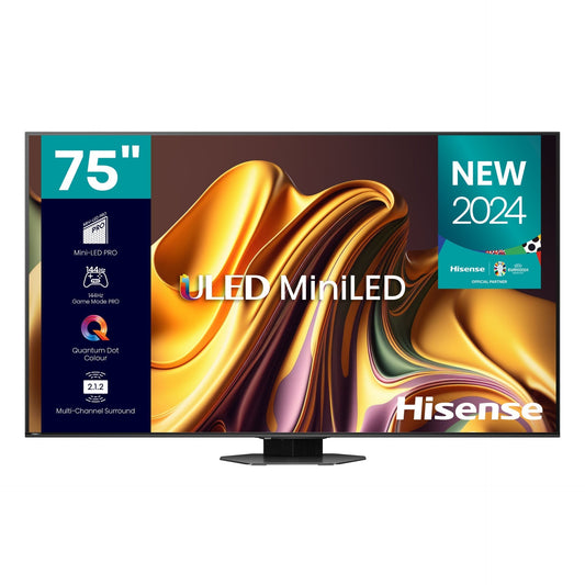 Hisense 75U8N Mini-LED ULED TV: Immersive 4K Quantum Dot Smart Gaming Display