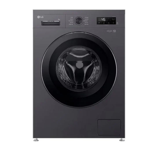 LG 9kg Front Load Washer with Steam, 6 Motion Direct Drive, Allergy Care