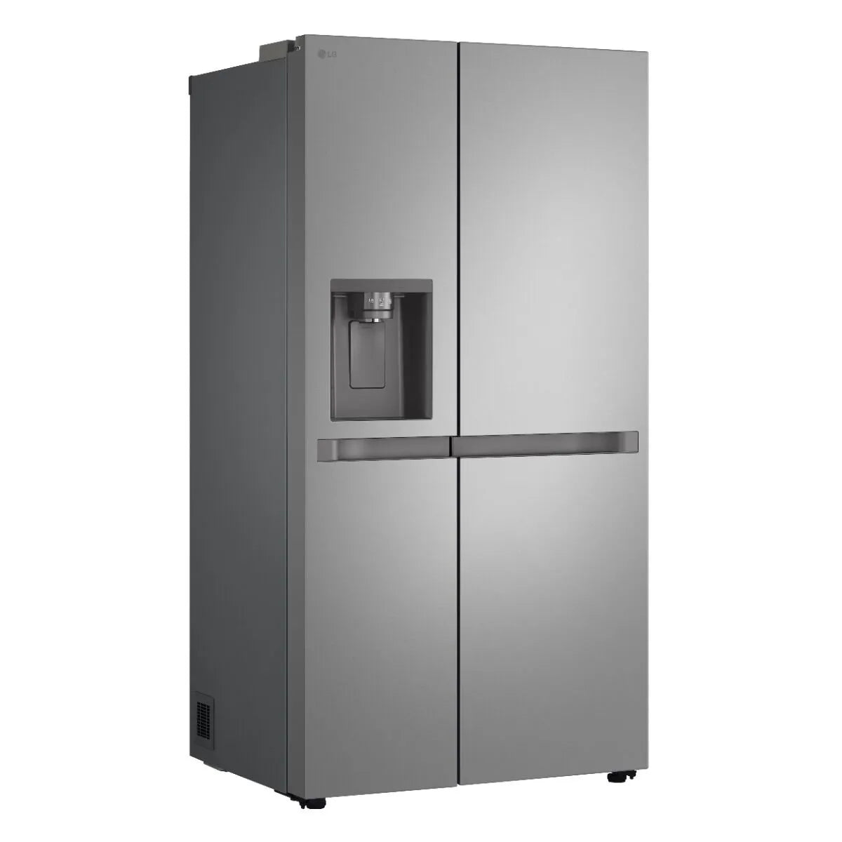 LG 684L Stainless Side-by-Side Refrigerator: Non-Plumbed Ice & Water Dispenser