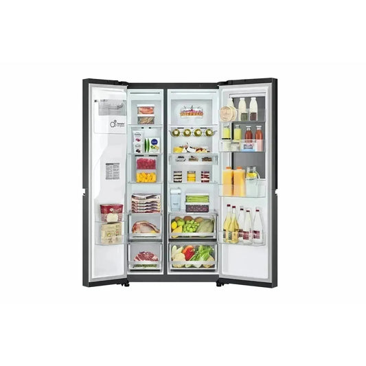 LG 611L InstaView Door-in-Door Smart Side-by-Side Refrigerator with UVnano Dispenser
