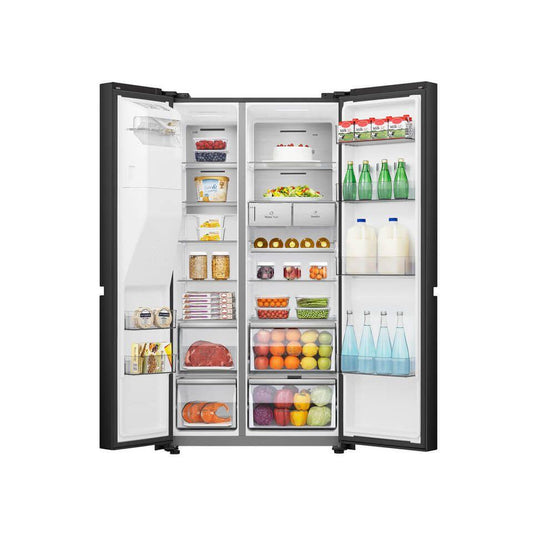 Hisense H780SB-IDL Smart Side-by-Side Refrigerator with Wi-Fi Ice Dispenser