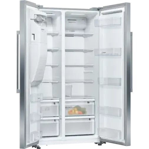 Bosch KAI93VI304 No-Frost Side-by-Side Refrigerator, Multi Airflow, Ice Dispenser