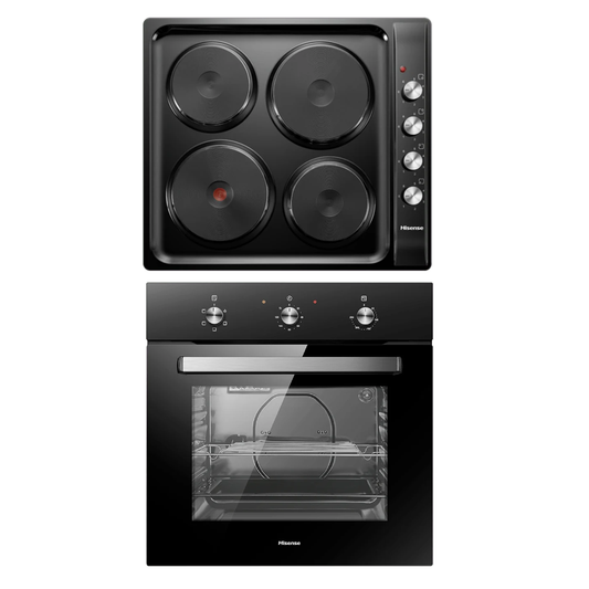 Hisense HBO60201 Oven + H60STEB Hob + HH060PABL Hood