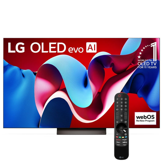 LG OLED55C46LA Evo C4 55-inch 4K Smart Gaming TV with 120Hz Refresh
