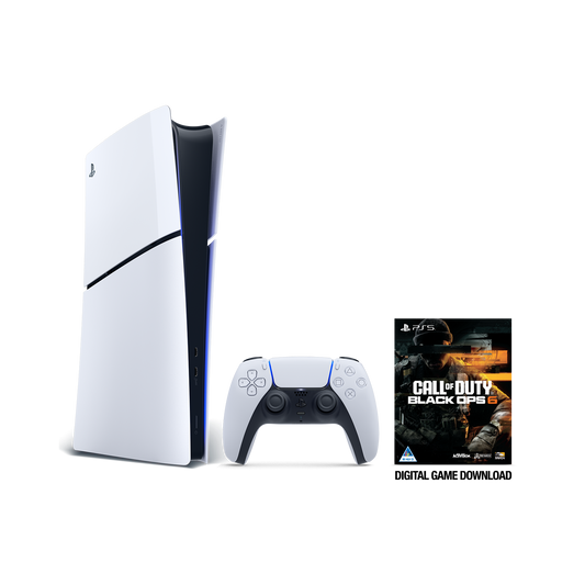 PS5 Slim Digital + Call of Duty: Black Ops 6 (Voucher) Bundle