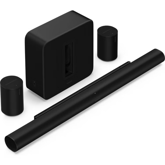 Sonos Premium Immersive Set with Arc Ultra- Arc Ultra + Sub 4 + 2x Era 100 - Black