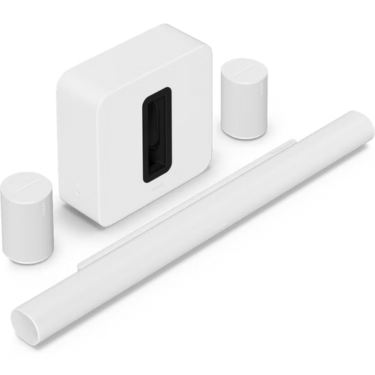 Sonos Premium Immersive Set with Arc Ultra- Arc Ultra + Sub 4 + 2x Era 100 - White
