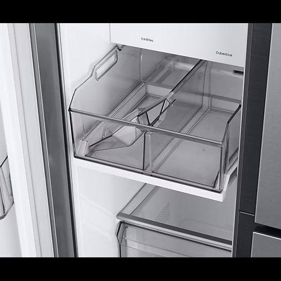 Samsung RH69B8940SL 595L Side-by-Side Fridge: Beverage Center, Food Showcase, Twin Cooling