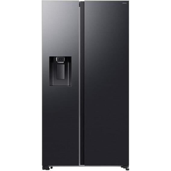 Samsung Bespoke AI Smart Side-by-Side Refrigerator with 617L Capacity, Non-Plumbed, Black