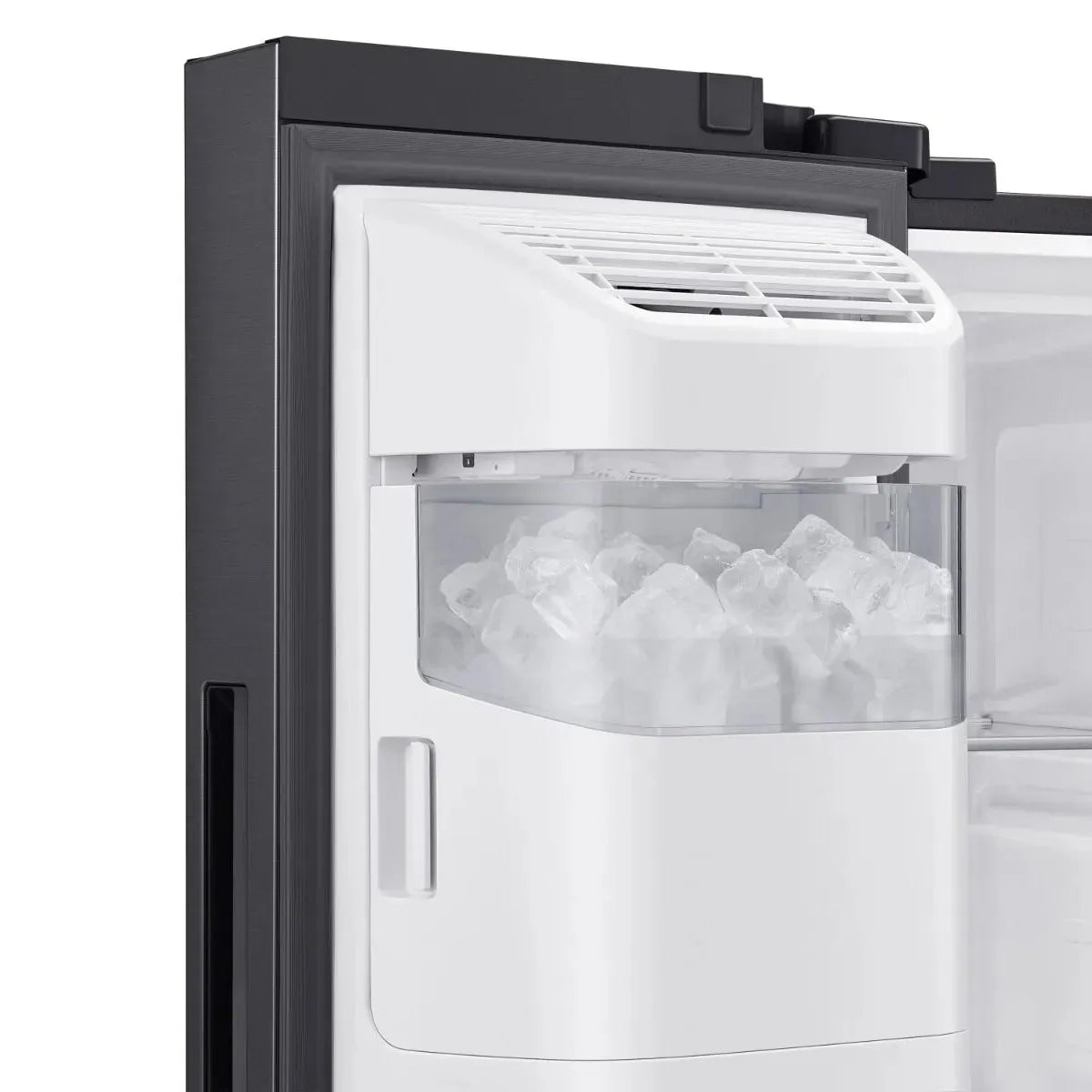 Samsung 617L Side-by-Side Refrigerator: SpaceMax, Non-Plumbed Ice & Water Dispenser