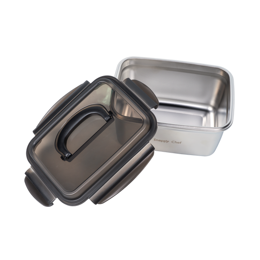 Snappy Chef 2.8L Stainless Steel Multipurpose Leak-Proof Food Storage Container