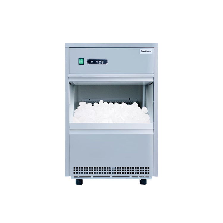 Snomaster SM-26 Plumbed-In 57 lbs Bullet Ice Maker Stainless Steel Bar