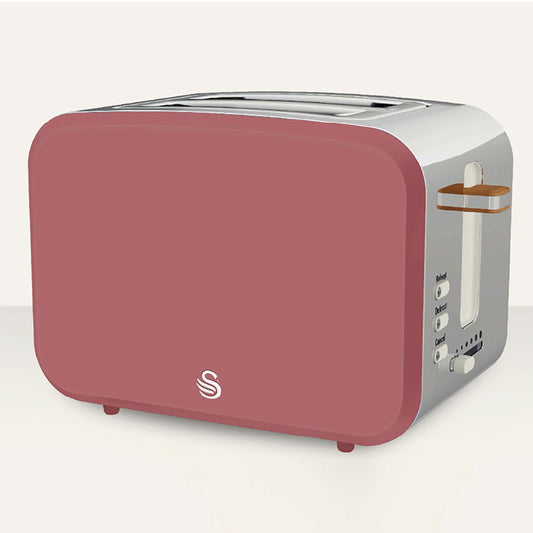 Swan SNT2FR 2 Slice Toaster - Fuschia Rose