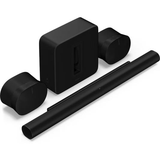Sonos Ultimate Immersive Set with Arc Ultra- Arc Ultra + Sub 4 + 2x Era 300 - Black