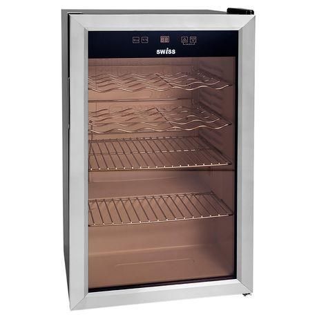 Swiss WL118L Wine-Beverage Cooler - 32 Bottle - New World Menlyn